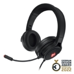 Cherry HC 2.2 nagl.slušalice s mikrofonom, USB,crne